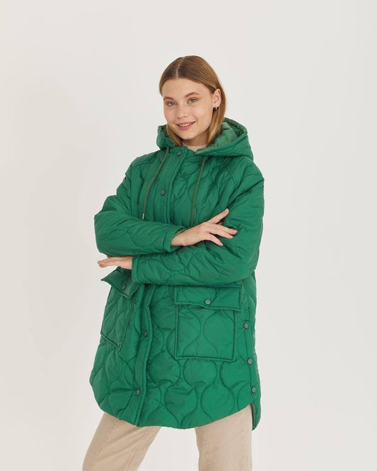 Puff Jacket With Snaps