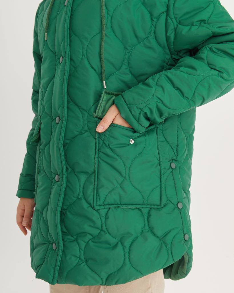 Puff Jacket With Snaps